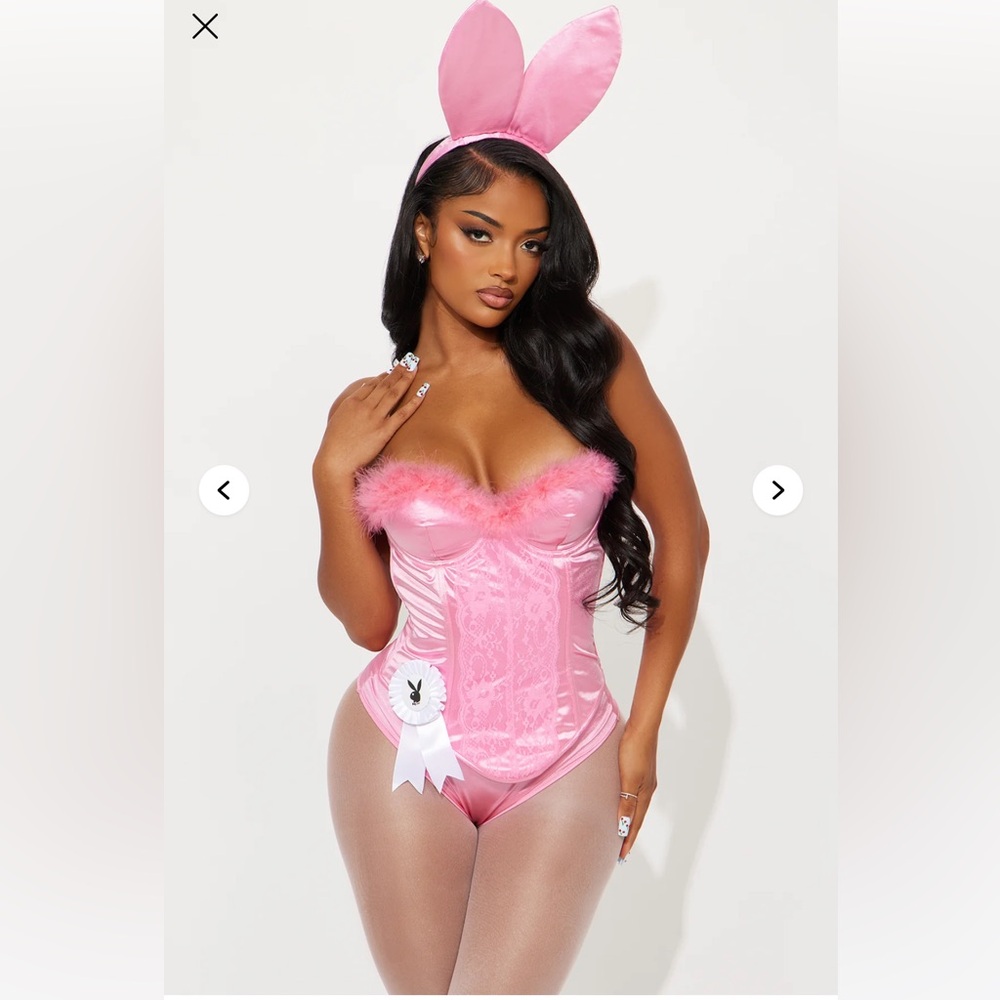 Fashion Nova Playboy Legal Bunny 5 Piece Costume Set